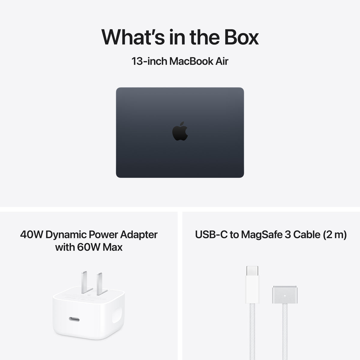 13-inch MacBook Air - M5 10-core CPU 10-core GPU - 24GB Memory - 2TB Storage - Midnight