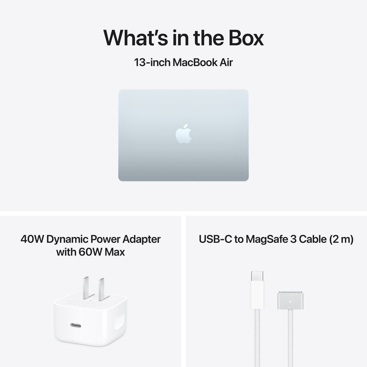 13-inch MacBook Air - M5 10-core CPU 10-core GPU - 24GB Memory - 2TB Storage - Sky Blue