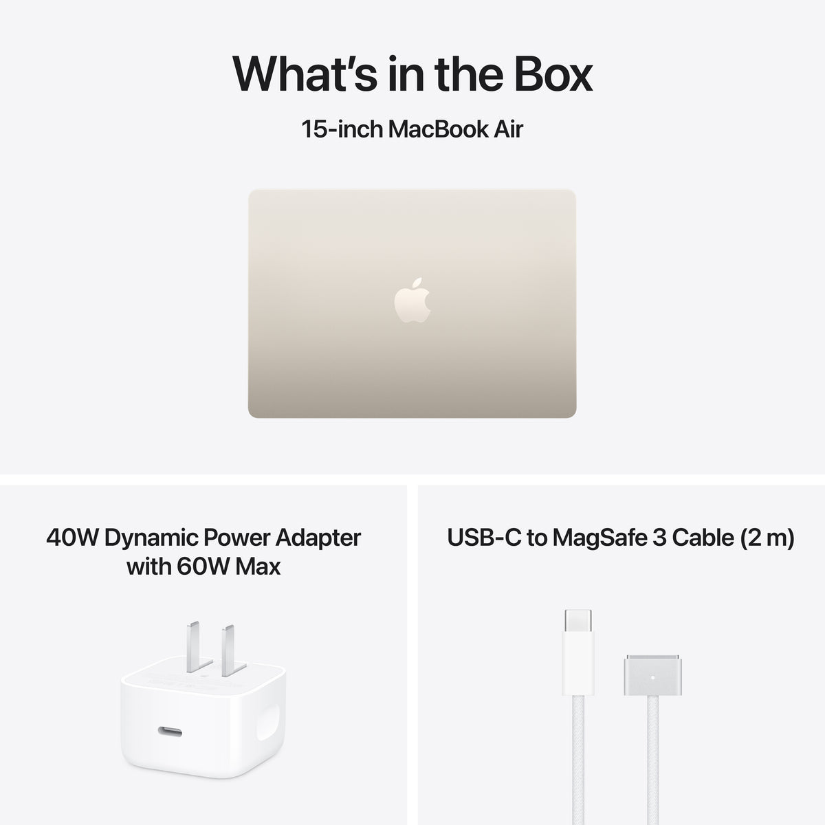 15-inch MacBook Air - M5 10-core CPU 10-core GPU - 24GB Memory - 2TB Starlight