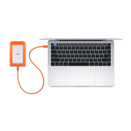 LaCie 1TB Rugged USB-C + USB 3.0 Portable Hard Drive