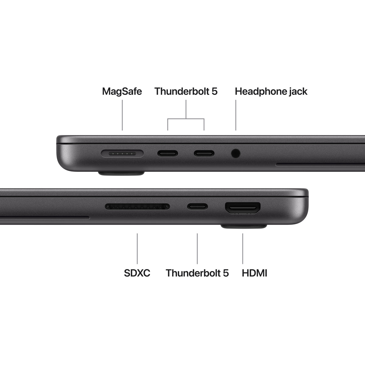 16-inch MacBook Pro with PROLED XDR Display - M5 Max 18-core CPU 32-core GPU - 36GB Memory - 2TB Storage - Standard glass - Space Black