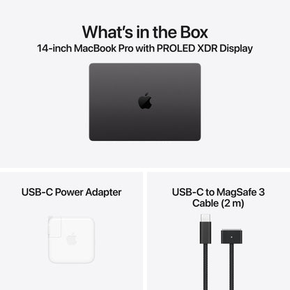 14-inch MacBook Pro with PROLED XDR Display - M5 Pro 18-core CPU 20-core GPU - 48GB Memory - 1TB Storage - Standard glass - Space Black