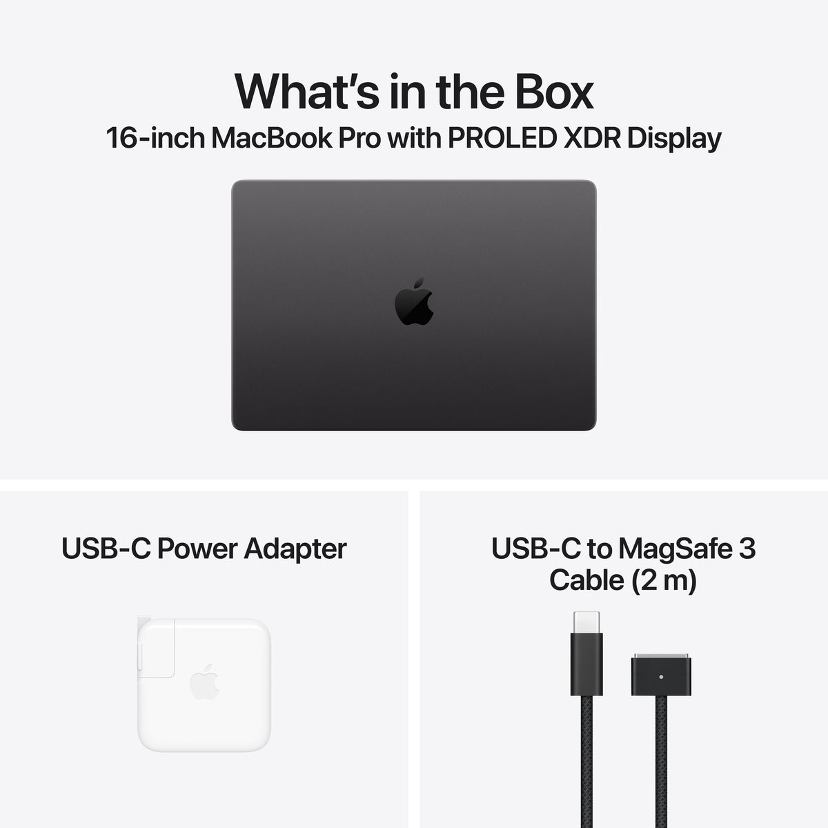16-inch MacBook Pro with PROLED XDR Display - M5 Max 18-core CPU 32-core GPU - 36GB Memory - 2TB Storage - Standard glass - Space Black
