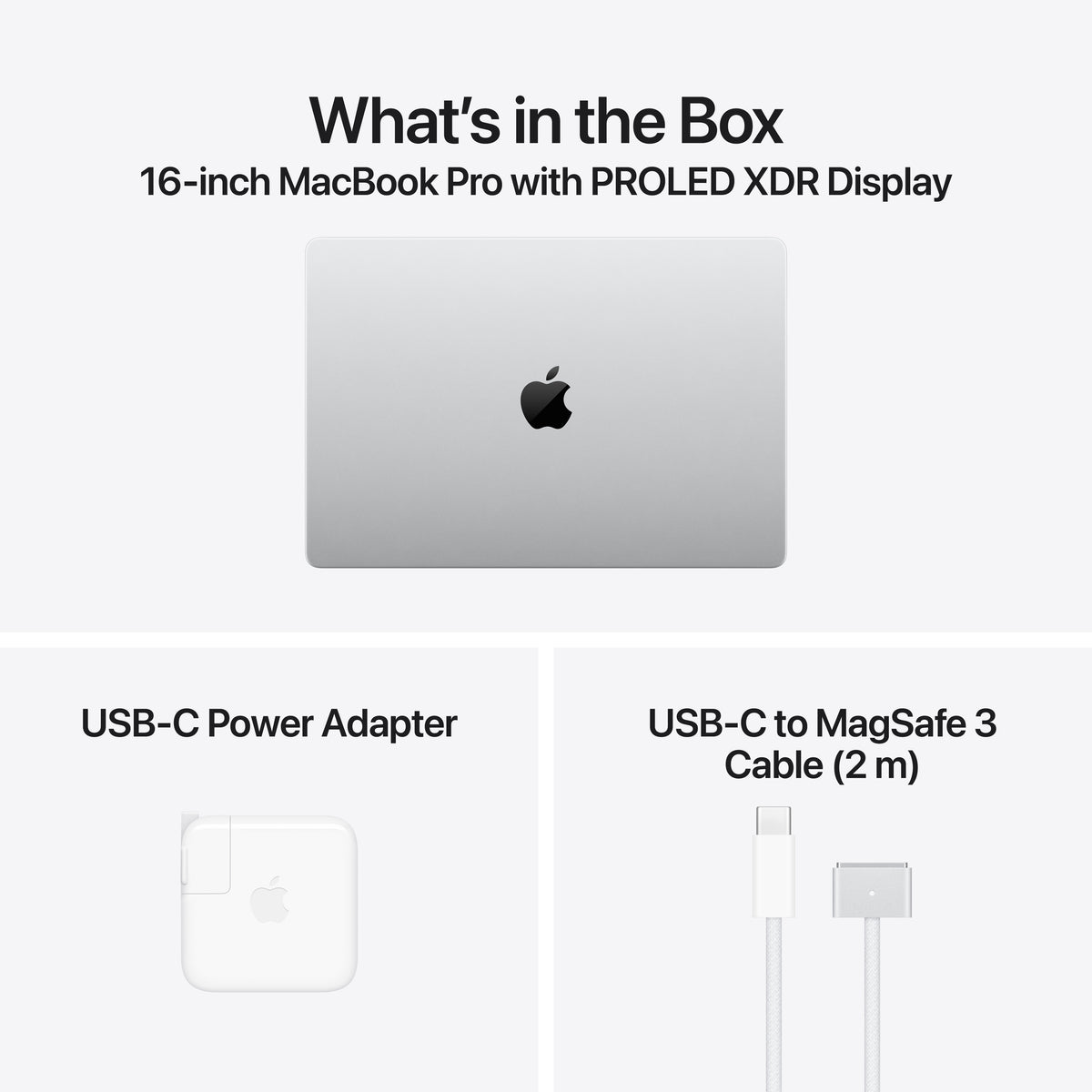 16-inch MacBook Pro with PROLED XDR Display - M5 Max 18-core CPU 32-core GPU - 36GB Memory - 2TB Storage - Standard glass - Silver