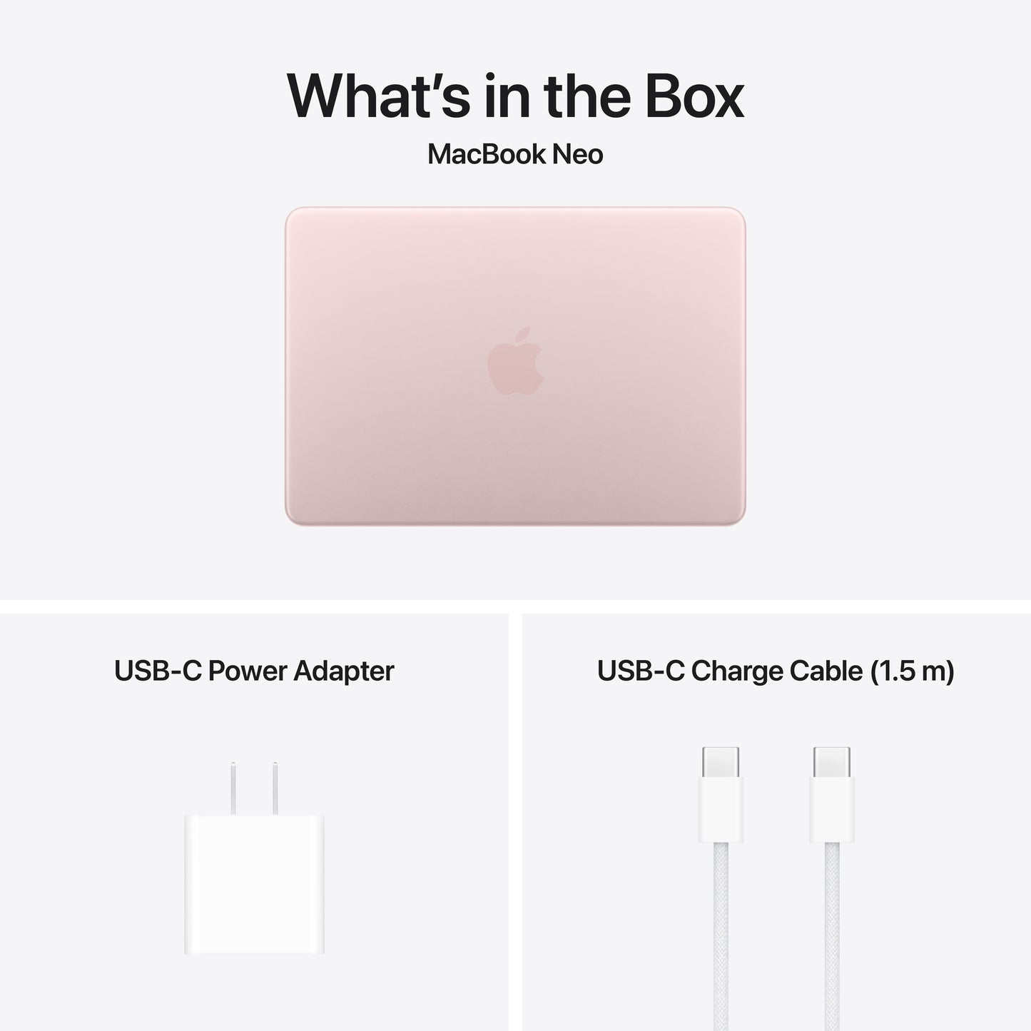 MacBook Neo - Blush - 512GB storage - Magic Keyboard with Touch ID