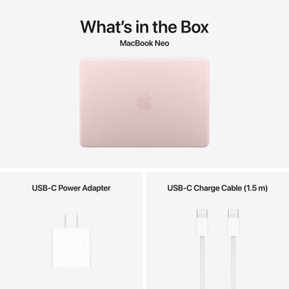 MacBook Neo - Blush - 512GB storage - Magic Keyboard with Touch ID