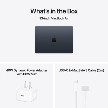 13-inch MacBook Air - M5 10-core CPU 10-core GPU - 24GB Memory - 2TB Storage - Midnight