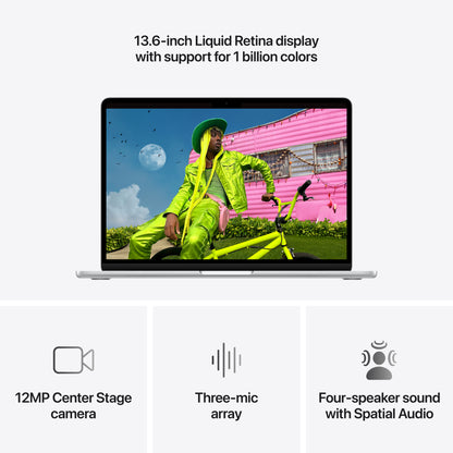 13-inch MacBook Air - M5 10-core CPU 10-core GPU - 24GB Memory - 2TB Storage - Silver