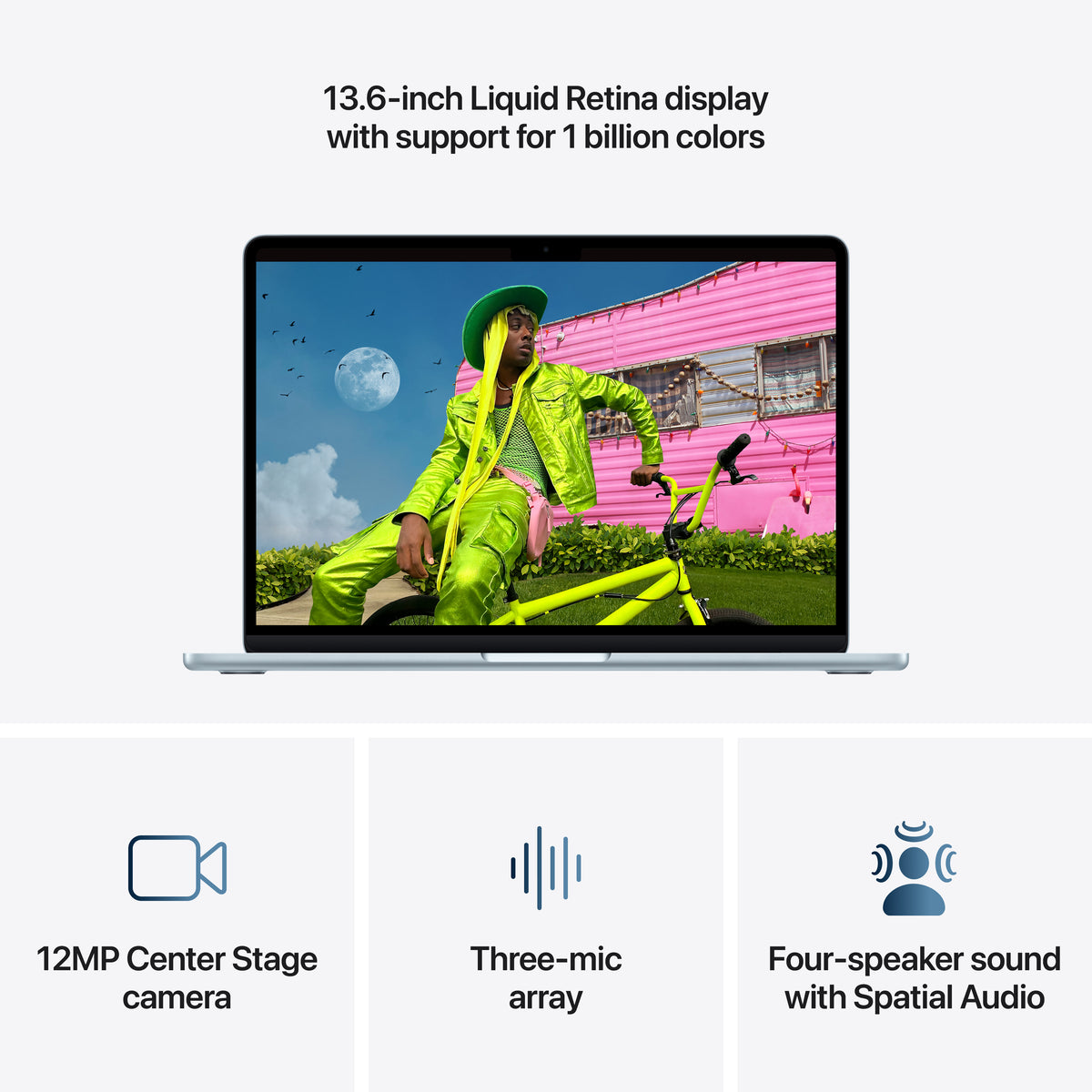 13-inch MacBook Air - M5 10-core CPU 10-core GPU - 32GB Memory - 2TB Storage - Sky Blue