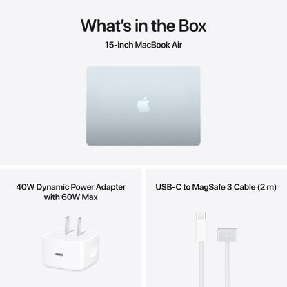 15-inch MacBook Air - M5 10-core CPU 10-core GPU - 24GB Memory - 2TB Storage - Sky Blue