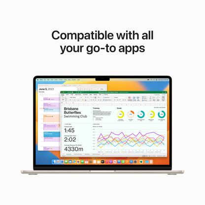 15-inch MacBook Air with Apple M2 / 16GB Memory / 512GB Storage - Starlight