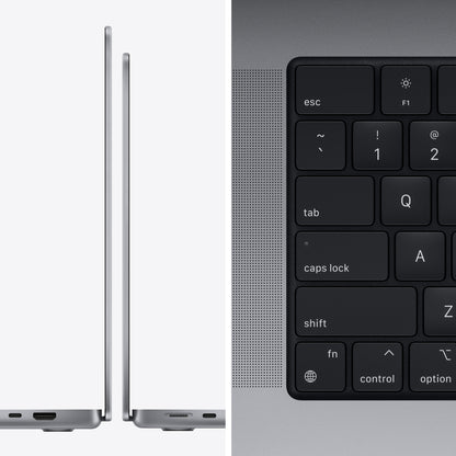 16-inch MacBook Pro with M1 Pro 10-core CPU / 16-core GPU / 16GB Memory / 512GB Storage - Space Gray (2021 model)