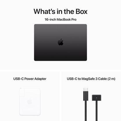 16-inch MacBook Pro with M3 Max 16-core CPU / 40-core GPU / 64GB Memory / 2TB Storage - Space Black
