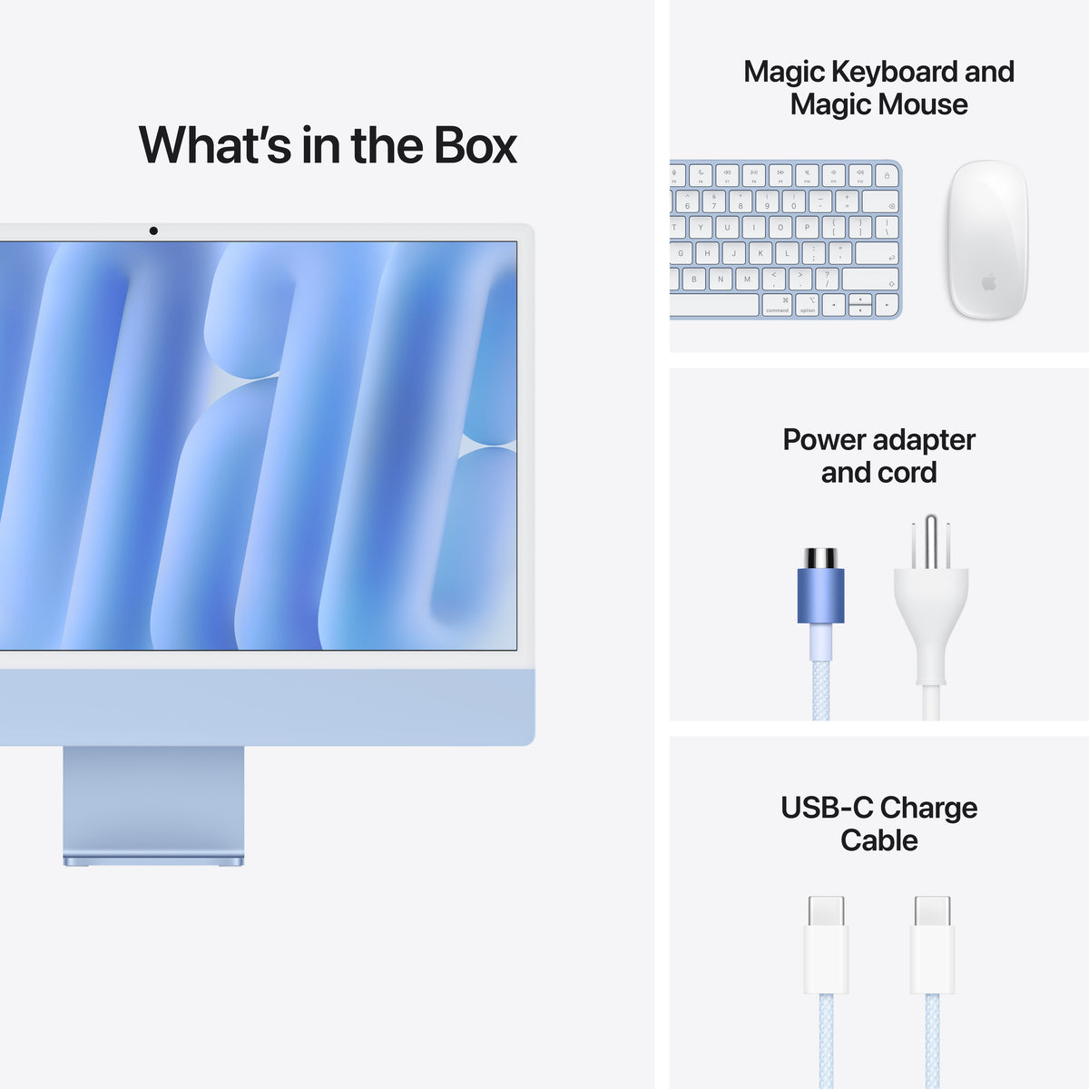 iMac - M6 10-core CPU 10-core GPU - 16GB Memory - 256GB Storage - Standard glass - Blue