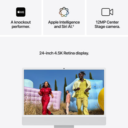 iMac - M6 12-core CPU 12-core GPU - 32GB Memory - 2TB Storage - Standard glass - Silver