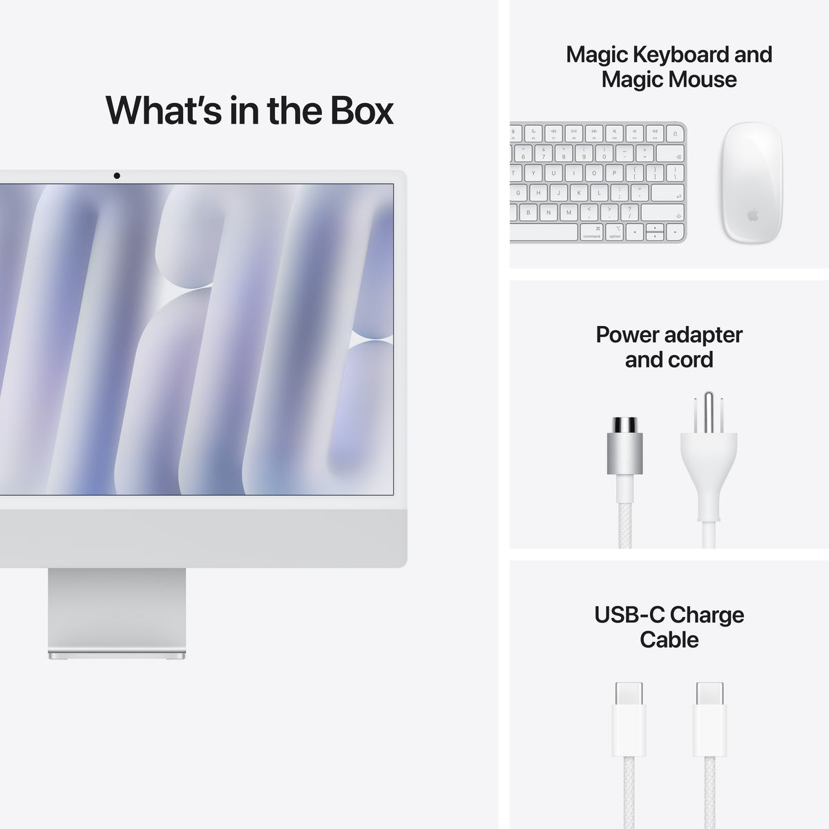 iMac - M6 12-core CPU 12-core GPU - 32GB Memory - 2TB Storage - Standard glass - Silver