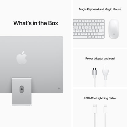 iMac 24-inch M1 8-core CPU / 16GB Memory / 256GB Storage - Silver (2021 Model)