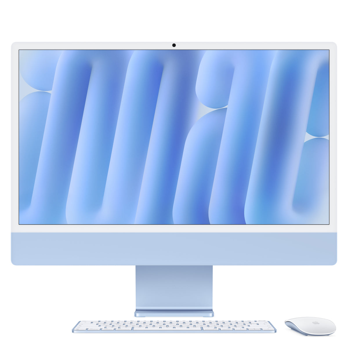 iMac - M6 12-core CPU 12-core GPU - 16GB Memory - 256GB Storage - Standard glass - Blue