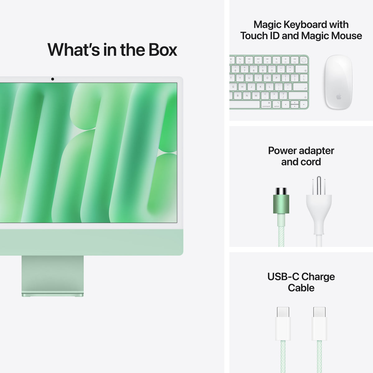 iMac - M6 12-core CPU 12-core GPU - 16GB Memory - 512GB Storage - Standard glass - Green