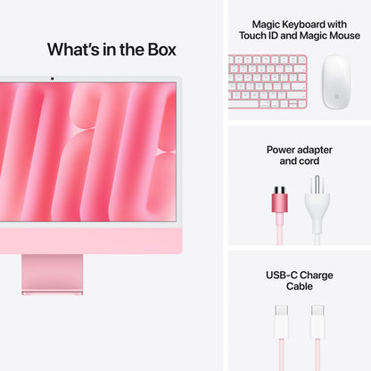 iMac - M6 12-core CPU 12-core GPU - 16GB Memory - 512GB Storage - Standard glass - Pink