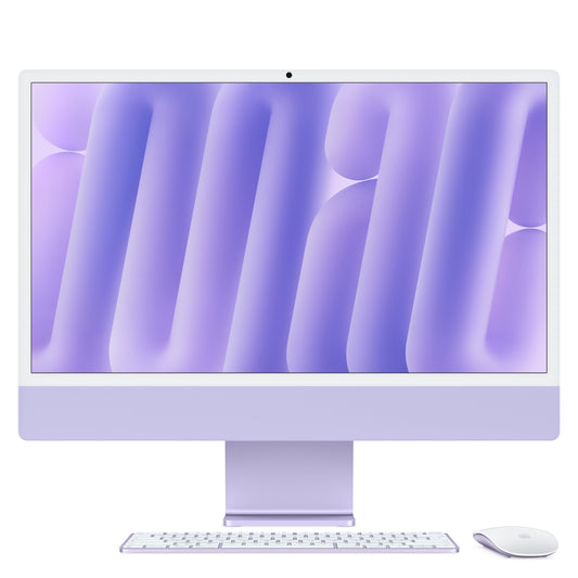 iMac - M6 12-core CPU 12-core GPU - 16GB Memory - 256GB Storage - Standard glass - Purple