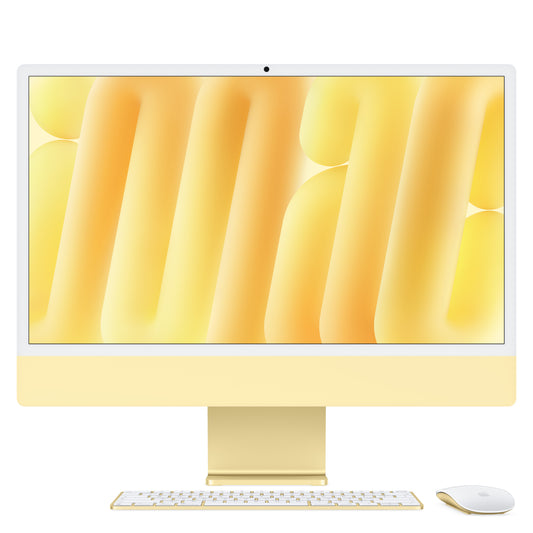 iMac - M6 12-core CPU 12-core GPU - 16GB Memory - 256GB Storage - Standard glass - Yellow