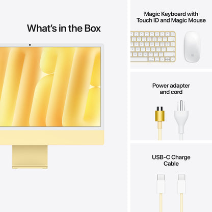 iMac - M6 12-core CPU 12-core GPU - 16GB Memory - 256GB Storage - Standard glass - Yellow