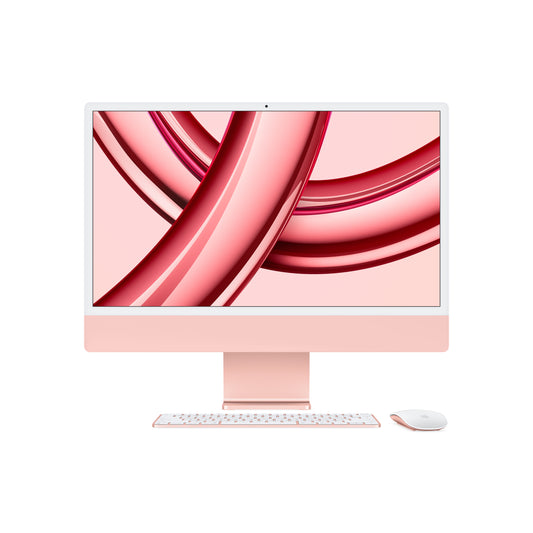 24-inch iMac with Apple M3 / 10-core GPU / 16GB Memory / 256GB Storage - Pink