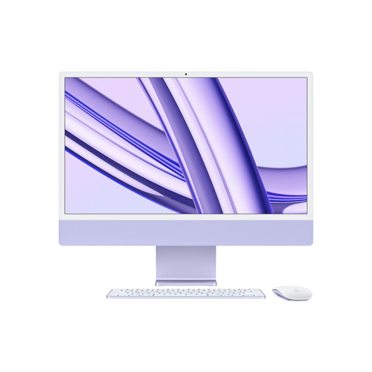 24-inch iMac with Apple M3 / 10-core GPU / 24GB Memory / 2TB Storage - Purple
