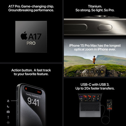 iPhone 15 Pro - 128GB - Blue Titanium (SIM Free)