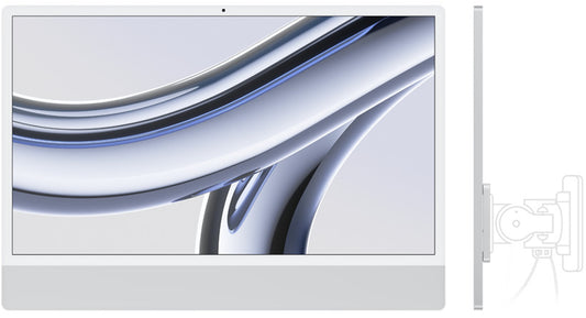 Pre-owned iMac 24-inch M1 8-core CPU / 16GB Memory / 512GB Storage - Silver (2021 Model) - VESA Mount (no stand)