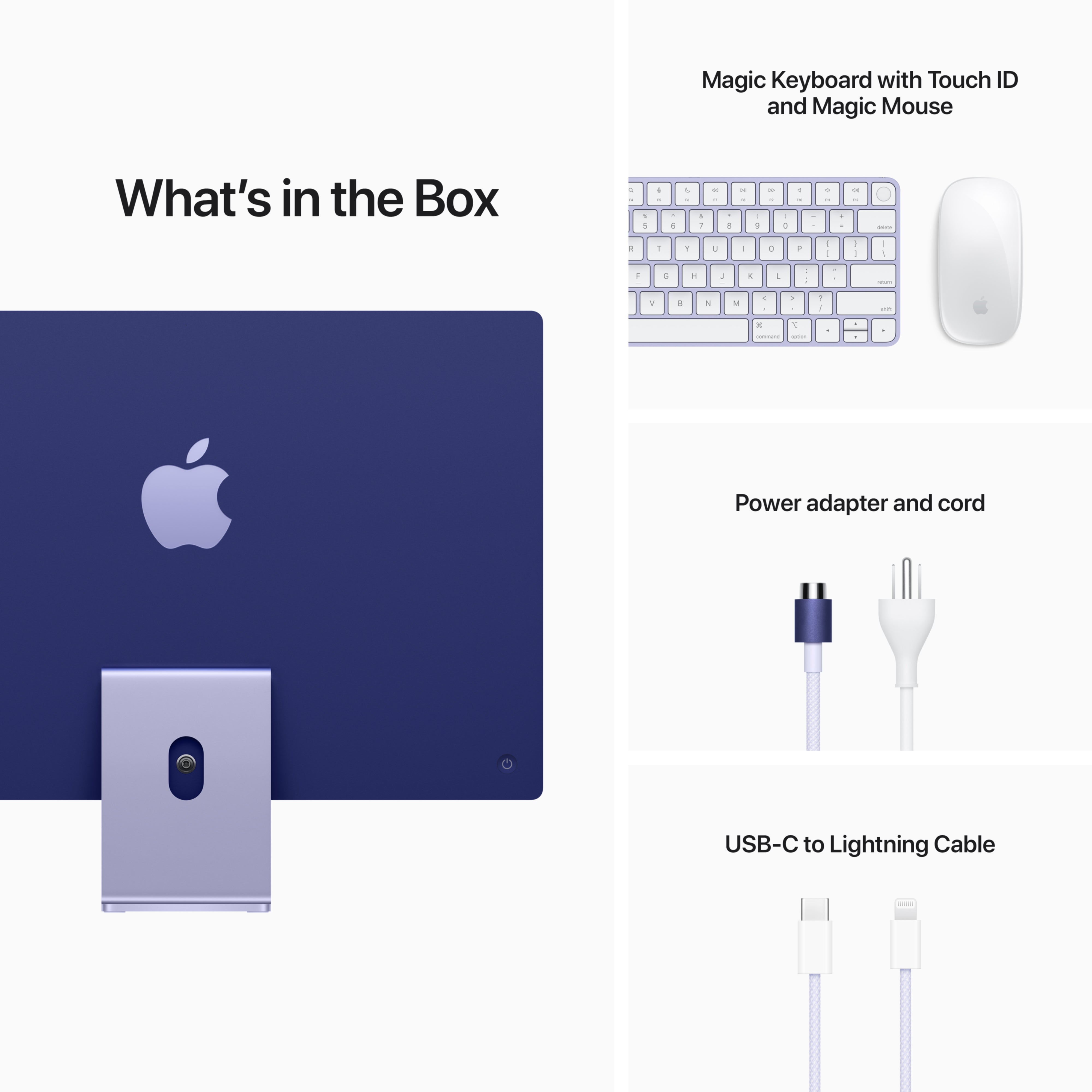 24-inch iMac with Apple M1 / 8-core GPU - Purple – Expercom