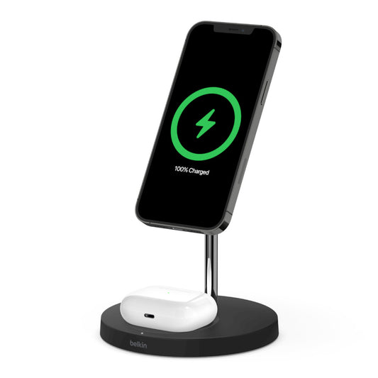 BOOST↑CHARGE™ PRO 2-in-1 Wireless Charger Stand with MagSafe